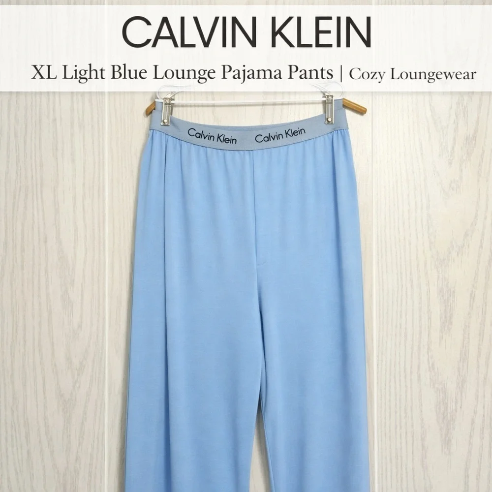 Calvin Klein XL Light Blue Lounge Pajama Pants